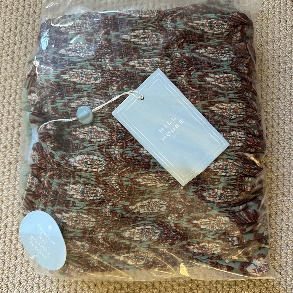 Hill House Ribbon Ellie Nap Dress. Pinecone Sage. S. NWT. - Picture 7 of 9